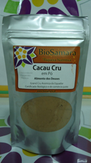 Cacau cru pó